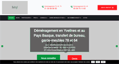 Desktop Screenshot of demenageursbasques.fr